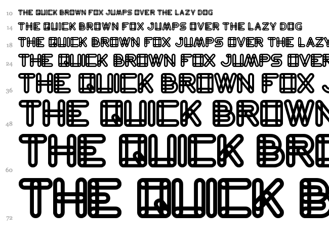 Bamboo shoot font waterfall